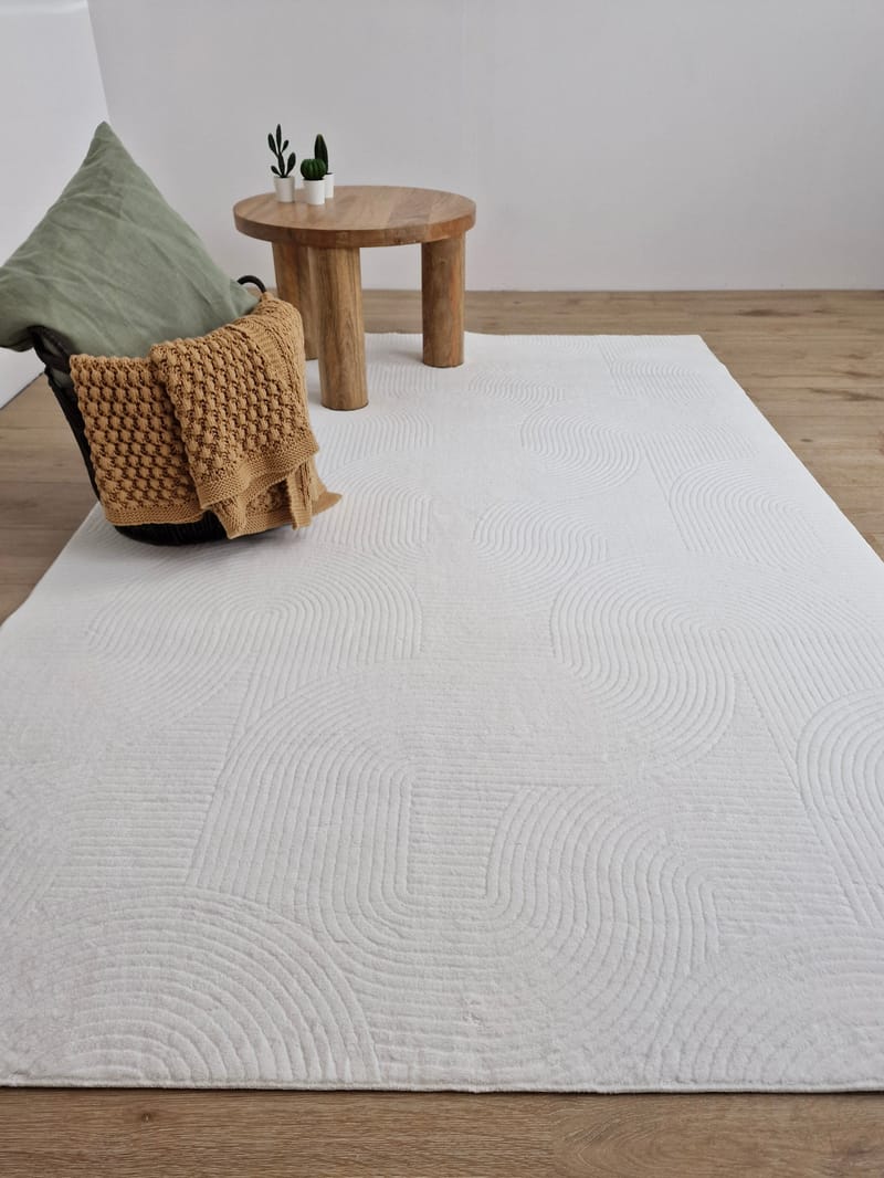 Castello Wiltonteppe 160x230 cm Rektangulært - Hvit - Tekstiler - Tepper & Matter - Hall matte
