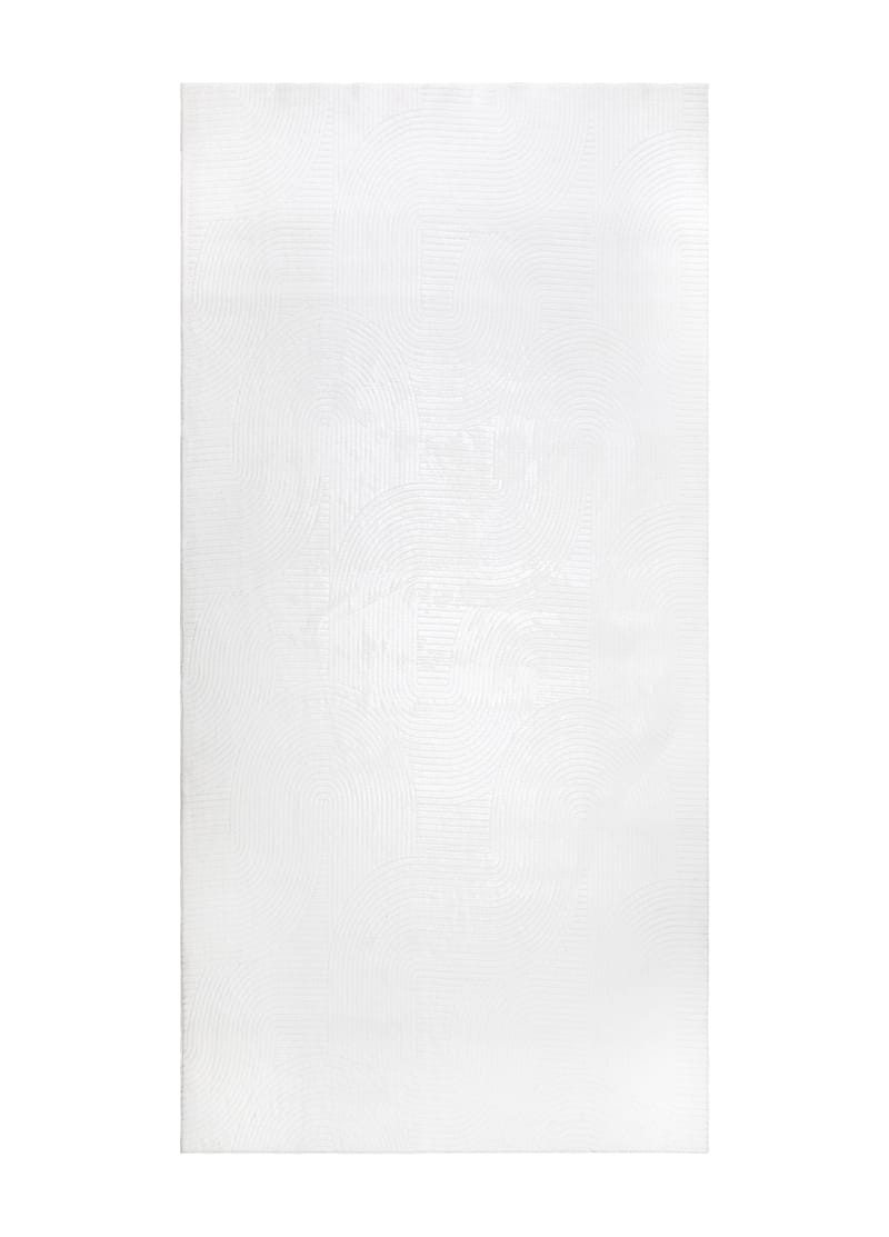 Castello Løper 80x250 cm Rektangulær - Hvit - Tekstiler - Tepper & Matter - Hall matte