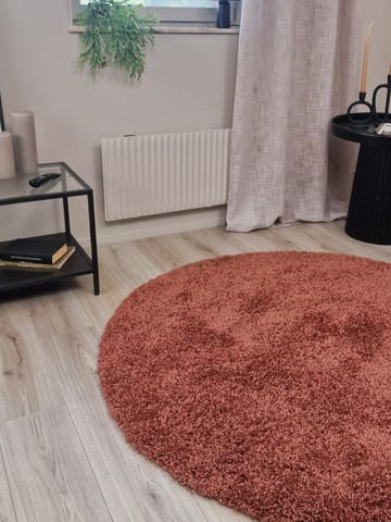 Lounge Ryeteppe Rundt 240 cm - Kobber - Tekstiler - Tepper & Matter - Moderne tepper - Ryeteppe