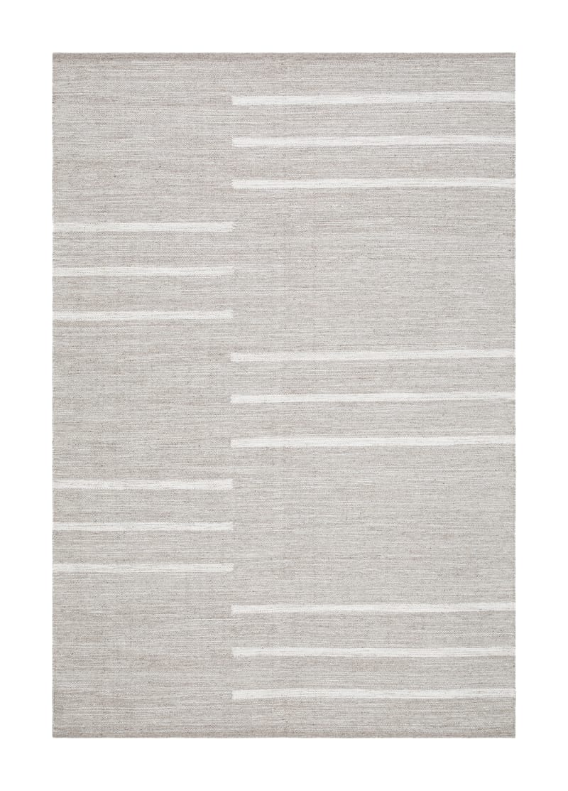 Mellby Bomullsteppe 160x230 cm Rektangulær - Lin - Tekstiler - Tepper & Matter - Moderne tepper - Bomullstepper
