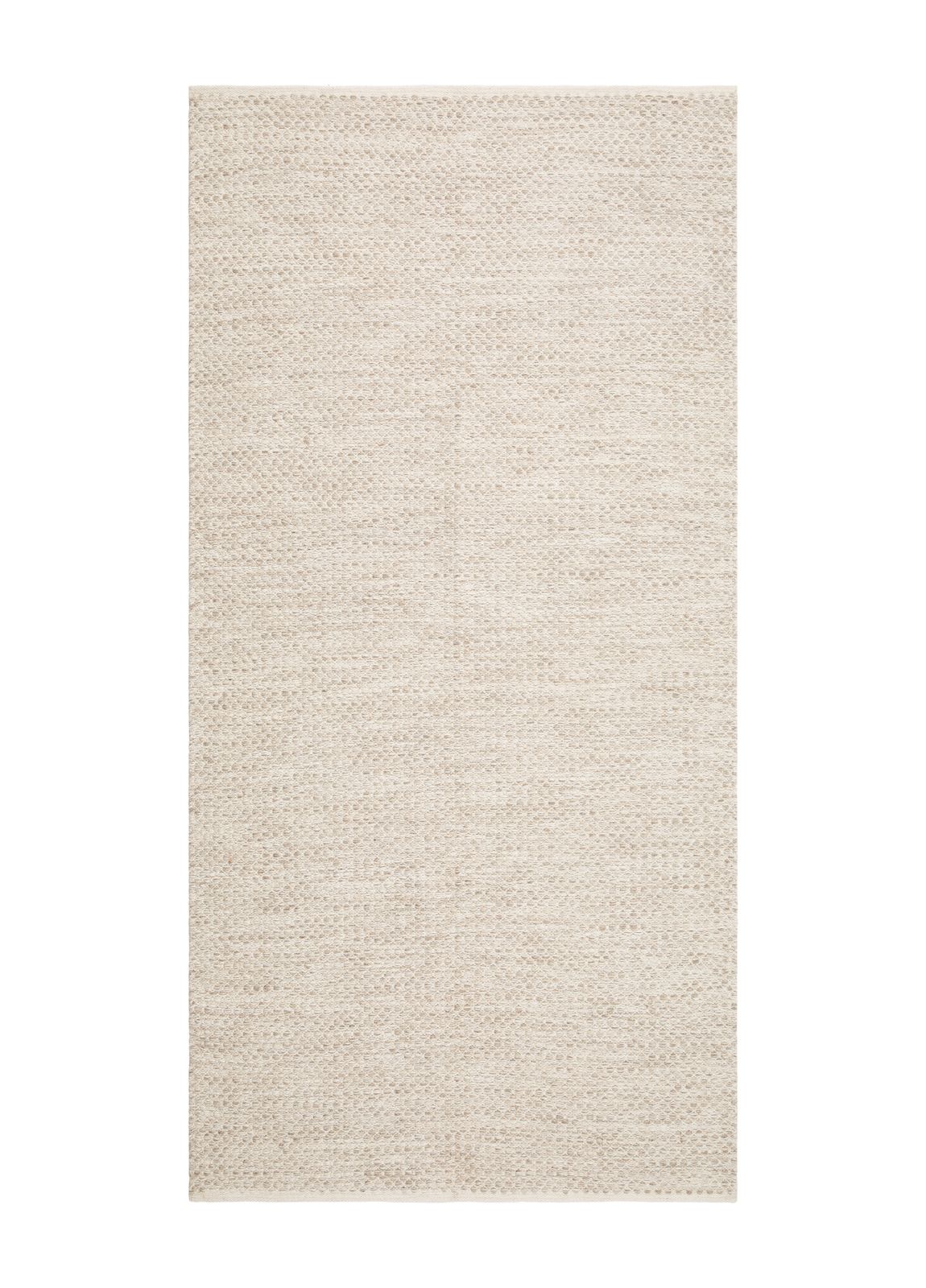 Varberg Løper 75x230 cm Rektangulær - Krem - Tekstiler - Tepper & Matter - Moderne tepper - Bomullstepper