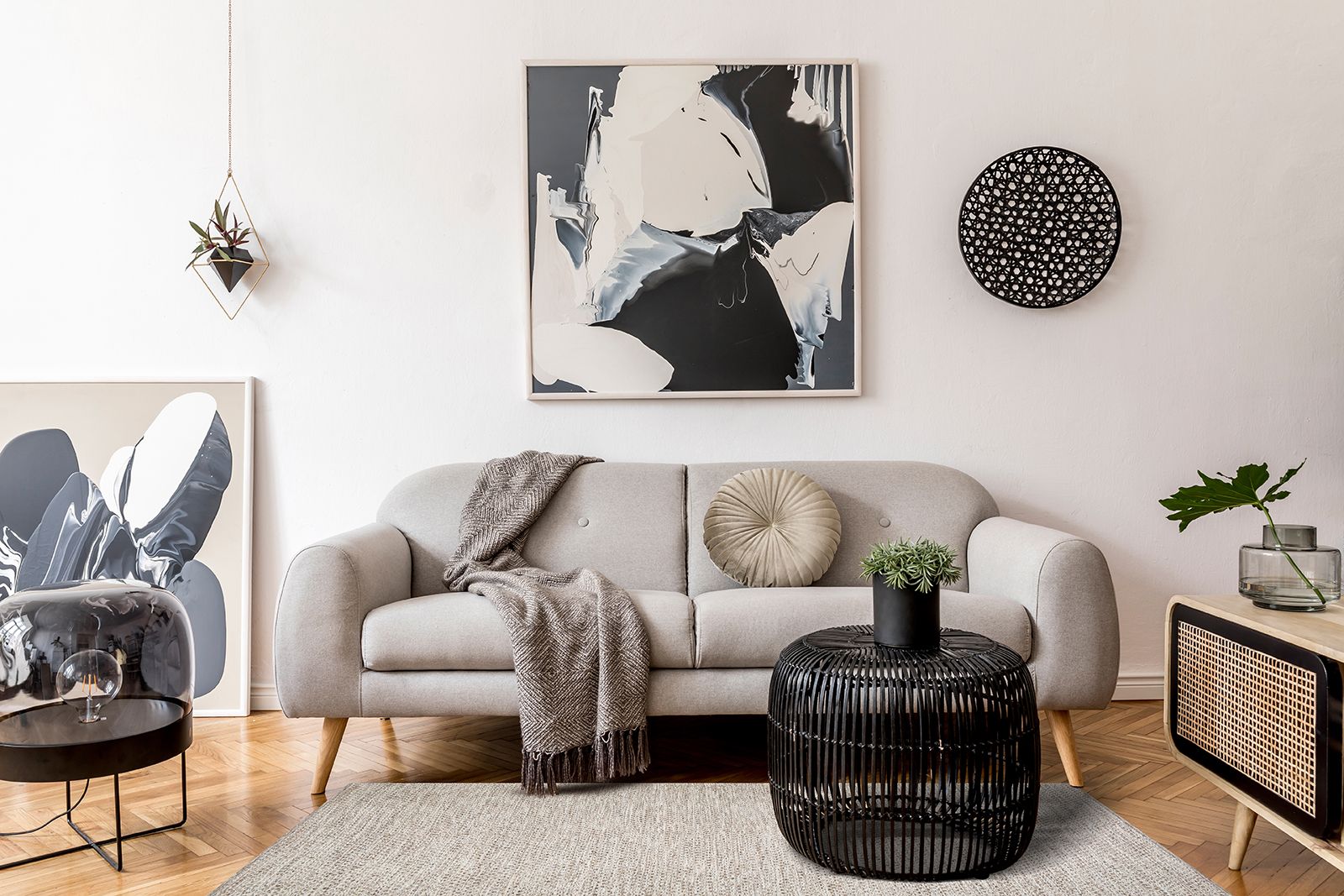 Varberg Bomullsteppe 200x300 cm Rektangulær - Beige - Tekstiler - Tepper & Matter - Hall matte
