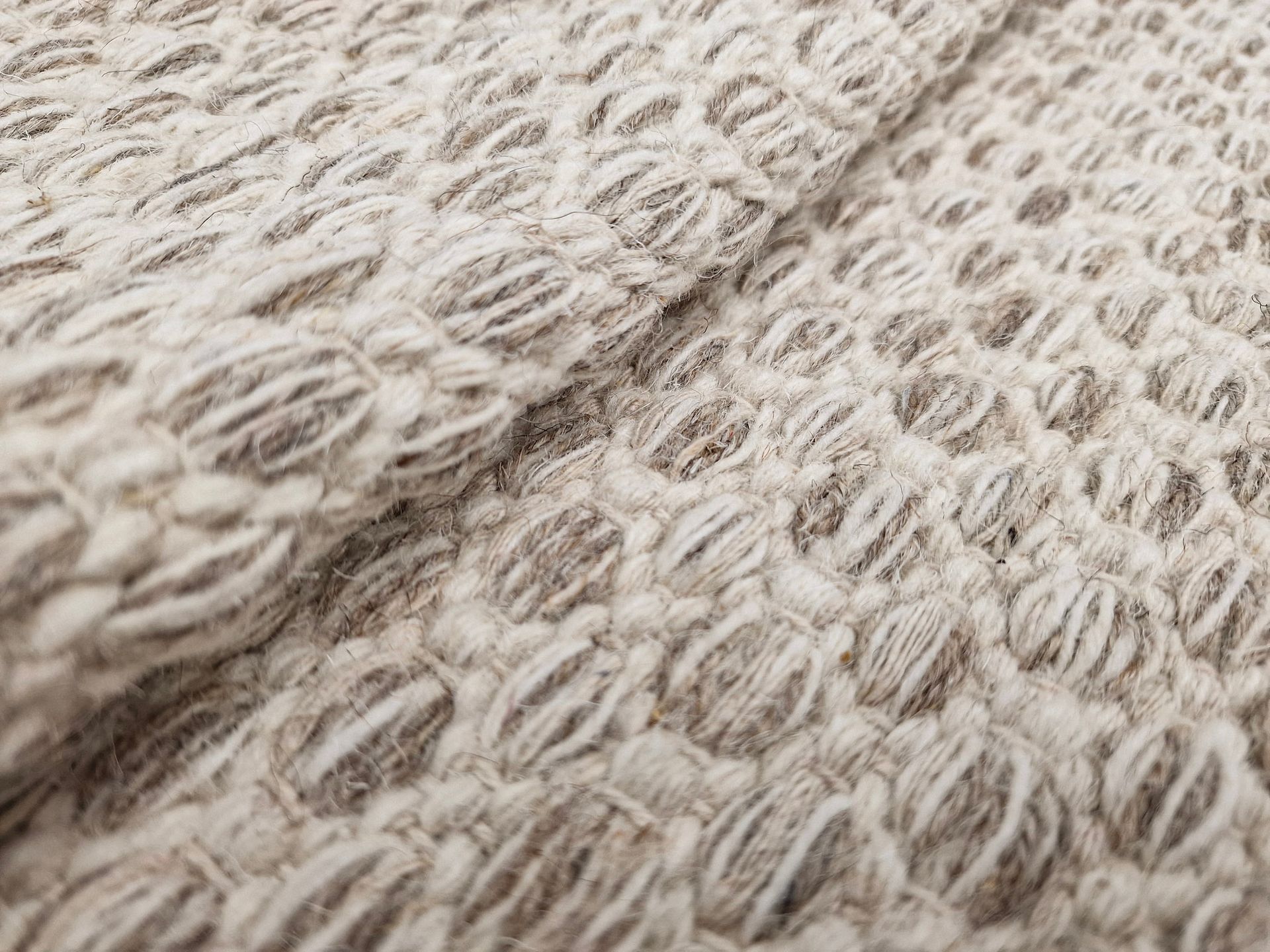 Varberg Bomullsteppe 200x300 cm Rektangulær - Beige - Tekstiler - Tepper & Matter - Hall matte