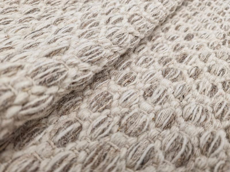 Varberg Bomullsteppe 160x230 cm Rektangulær - Beige - Tekstiler - Tepper & Matter - Hall matte