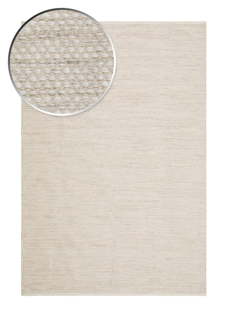 Visby Bomullsteppe 240x340 cm Rektangulær - Krem - Tekstiler - Tepper & Matter - Moderne tepper - Bomullstepper