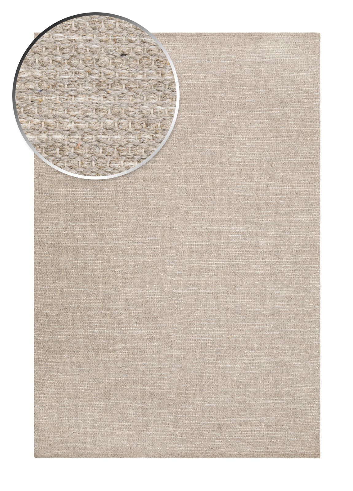 Visby Bomullsmatte 160x230 cm Rektangulær - Lin - Tekstiler - Tepper & Matter - Moderne tepper - Bomullstepper