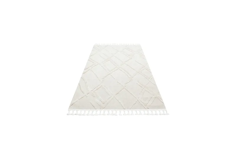 Tolina Løper 80x300 cm Rektangulær - Hvit - Tekstiler - Tepper & Matter - Moderne tepper - Gangmatter