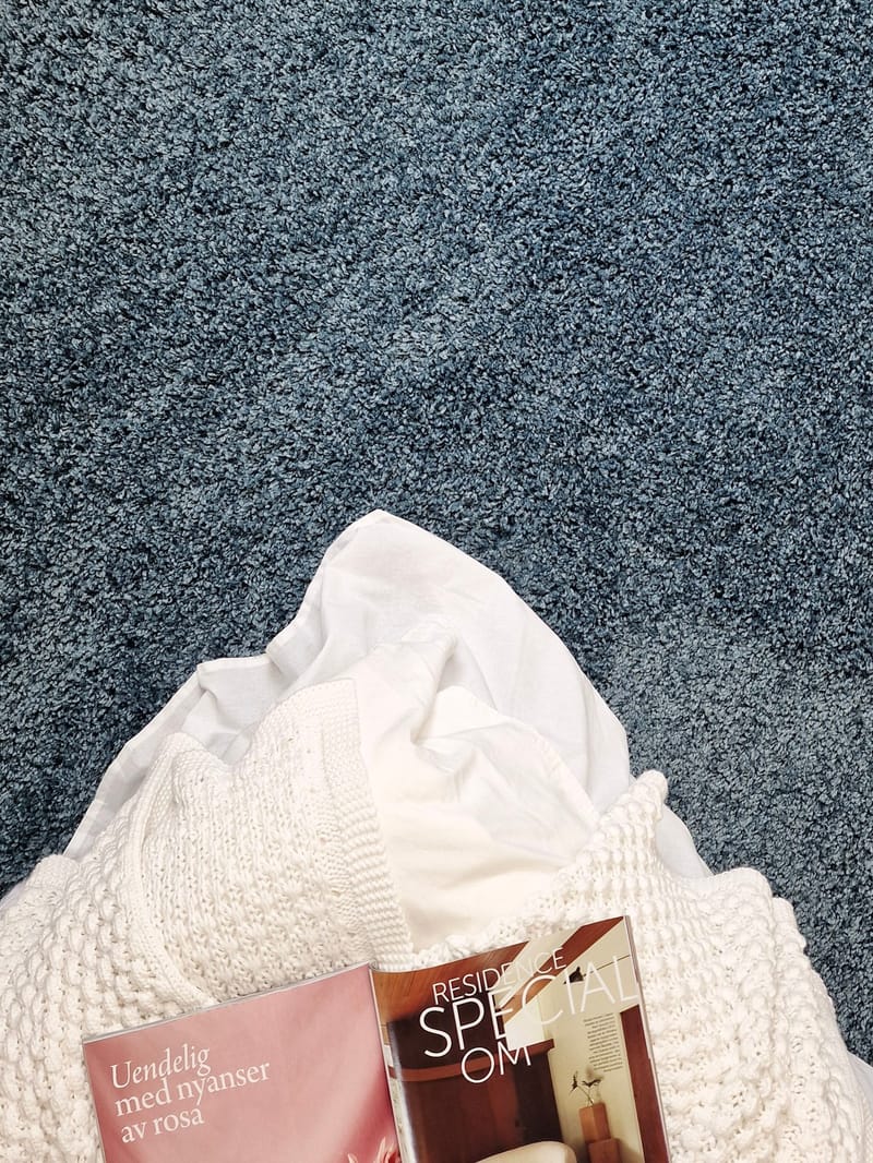 Lounge Løper 80x250 cm Rektangulær - Petrolblå - Tekstiler - Tepper & Matter - Moderne tepper - Gangmatter