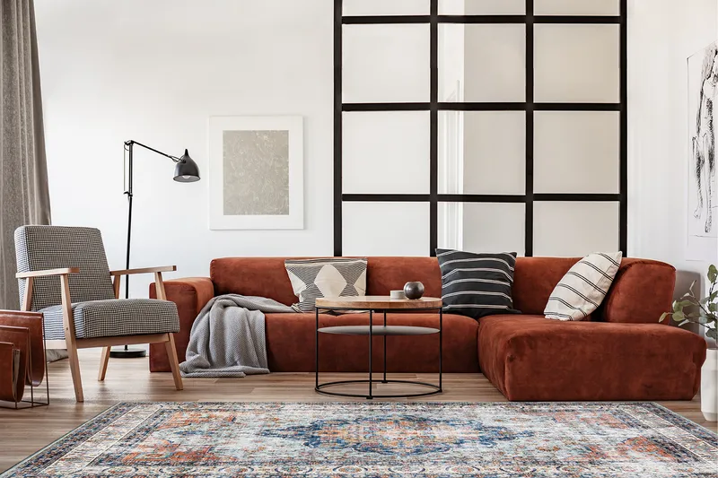 Tarfaya Fryseteppe 200x290 cm - Flerfarget - Tekstiler - Tepper & Matter - Moderne tepper - Friezematter