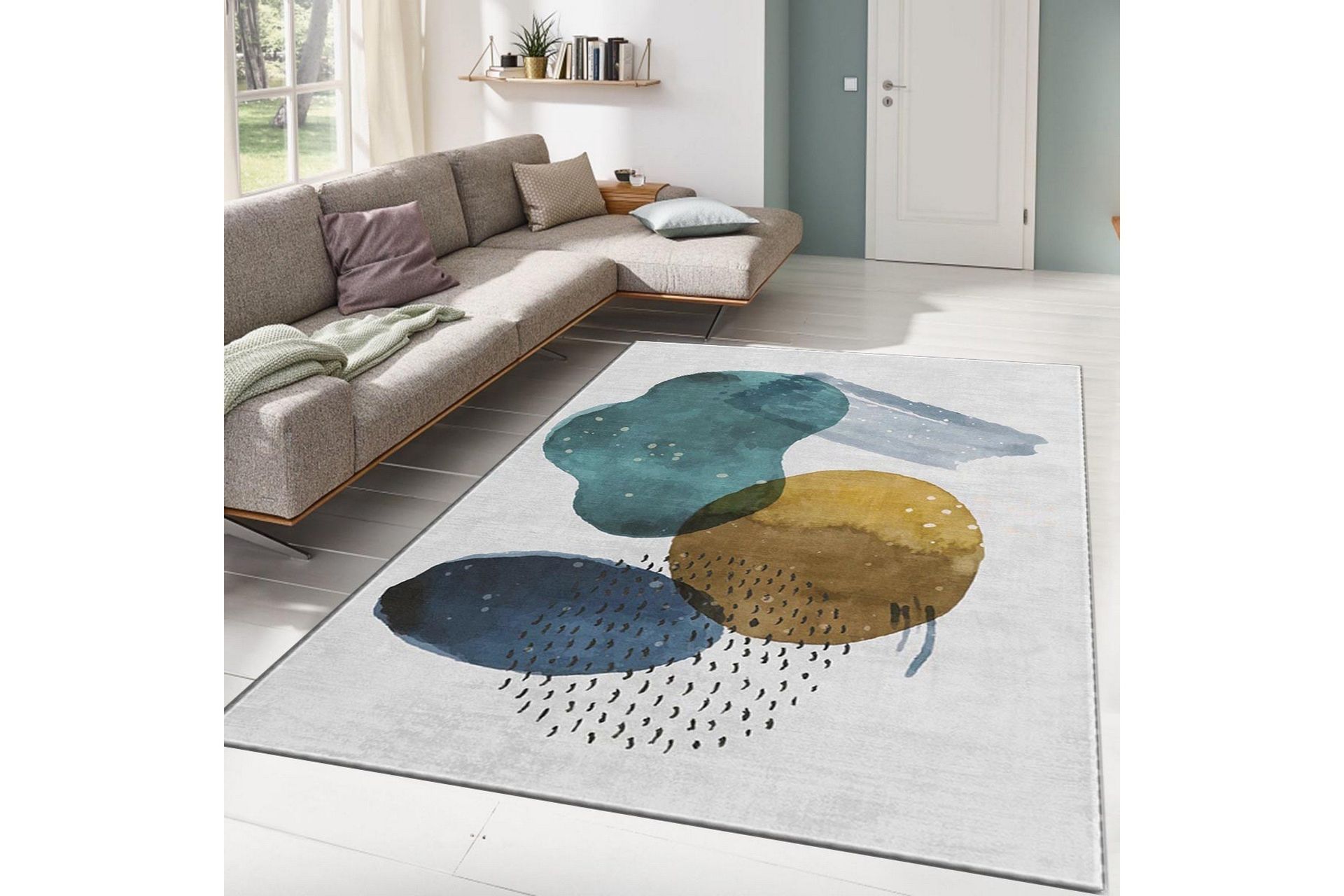 Rainy Wiltonteppe 120x180 cm Rektangulær - Flerfarget