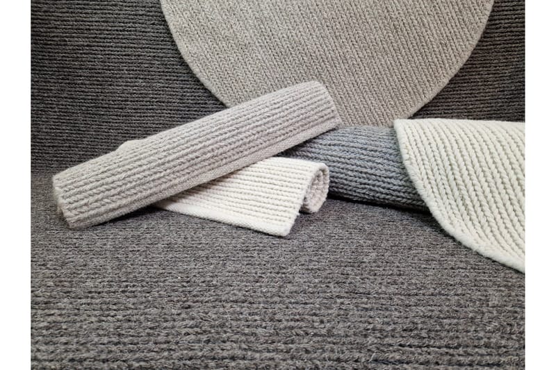 Dalarö Ullteppe 75x230 cm Rektangulær - Beige - Tekstiler - Tepper & Matter - Moderne tepper - Ullteppe