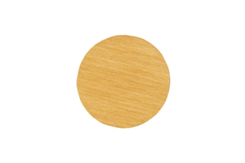 Birka Ullteppe Rund 240 cm, Gul