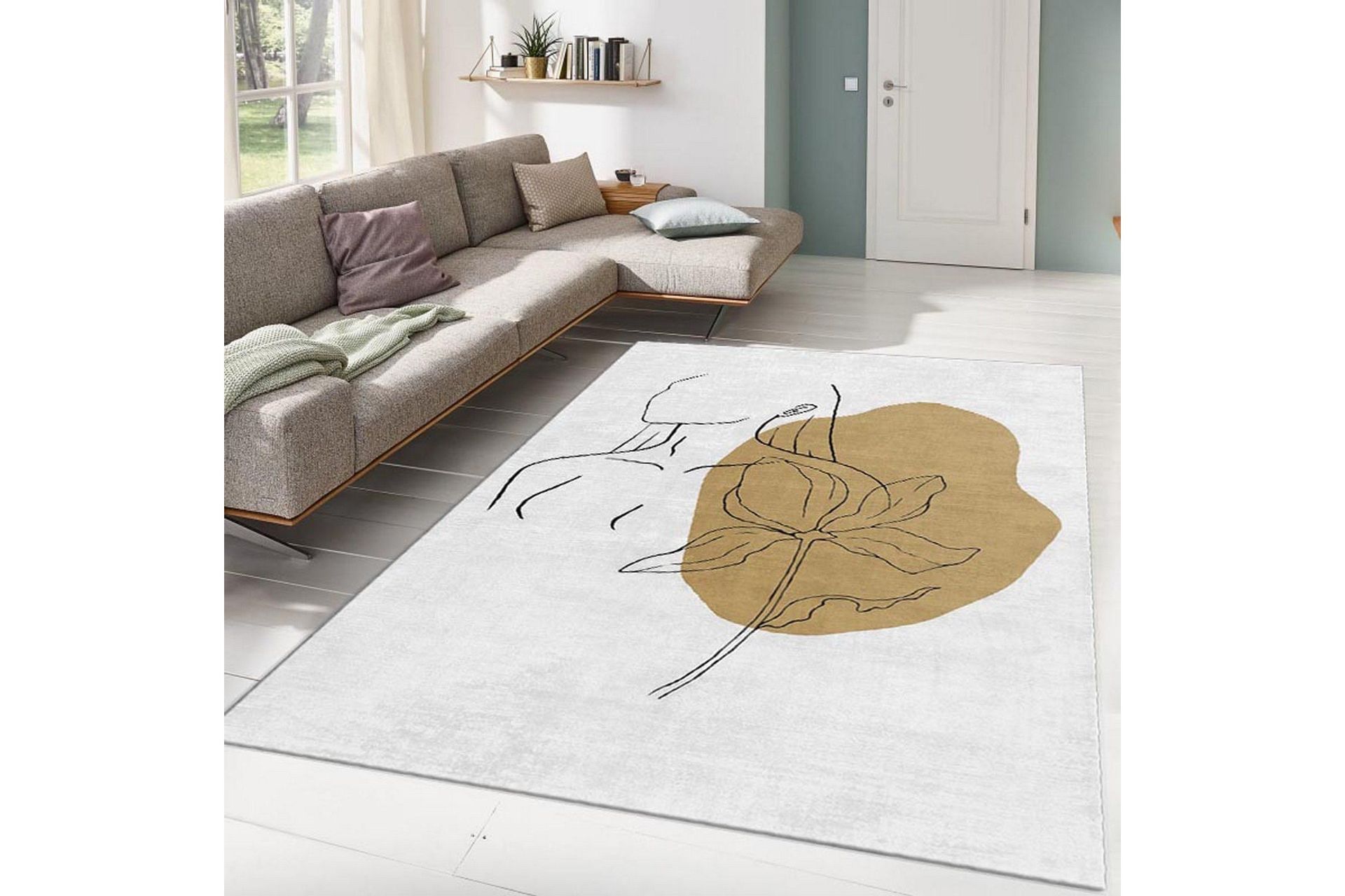 Cavity Wiltonteppe 100x180 cm Rektangulær - Flerfarget
