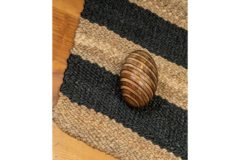 Eddie Juteteppe 90x150 cm Rektangulær - Beige/Svart - Tekstiler - Tepper & Matter - Moderne tepper - Sisaltepper