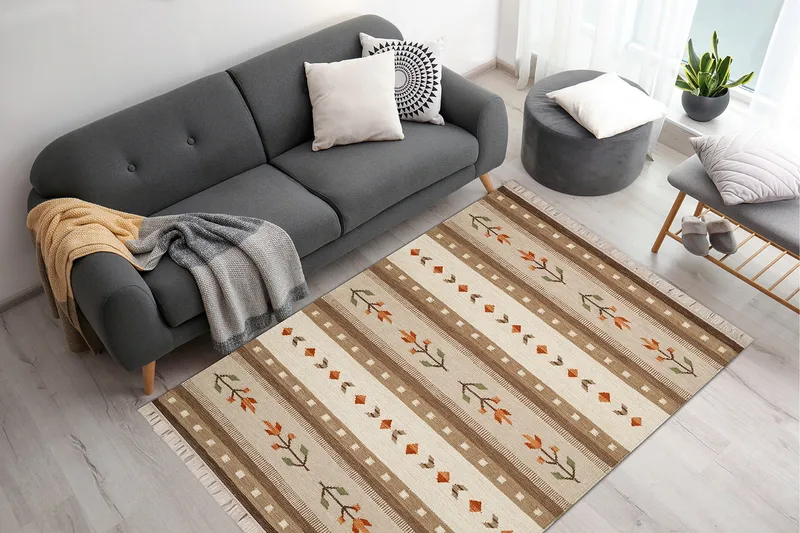 Fagersta Ullteppe 160x230 cm - Sand - Tekstiler - Tepper & Matter - Moderne tepper - Ullteppe