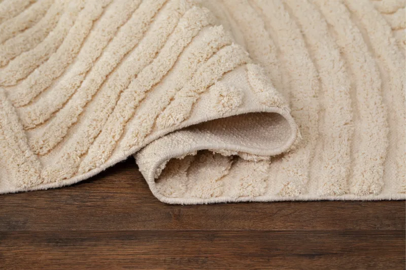 Marokko Bomullsteppe 200x300 cm - Krem - Tekstiler - Tepper & Matter - Moderne tepper - Bomullstepper