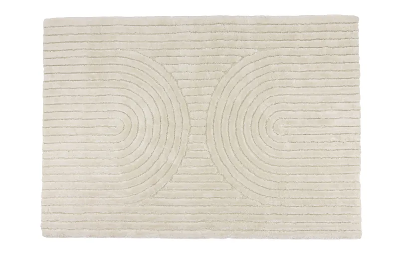Niklas Ryeteppe 200x290 cm - Hvit - Tekstiler - Tepper & Matter - Moderne tepper - Ryeteppe
