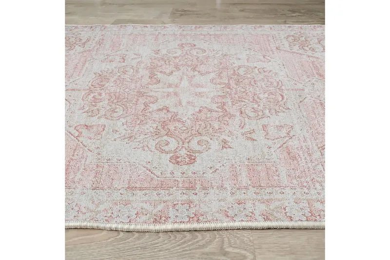 Nilam Bomullsteppe 160x230 cm Rektangulær - Krem - Tekstiler - Tepper & Matter - Moderne tepper - Bomullstepper