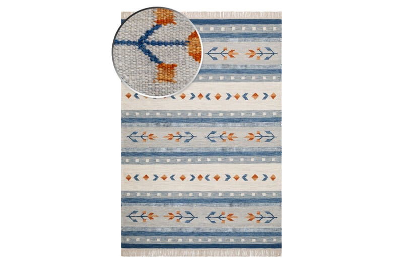 Fagersta Ullteppe 200x300 cm - Blå - Tekstiler - Tepper & Matter - Moderne tepper - Ullteppe