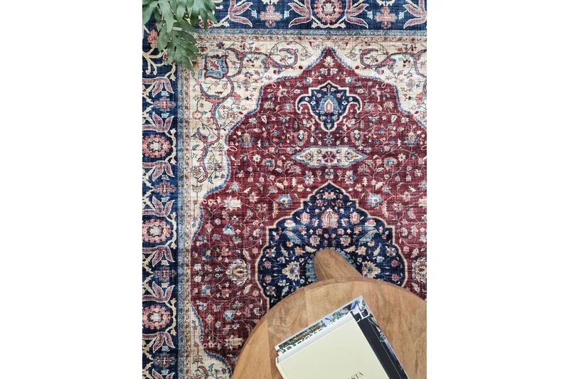 Tarfaya Fryseteppe 160x230 cm - Rød - Tekstiler - Tepper & Matter - Moderne tepper - Friezematter