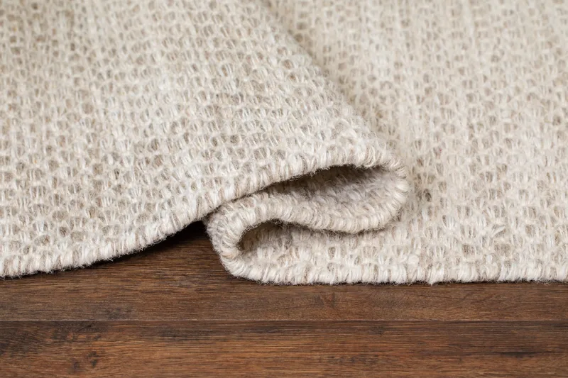 Varberg Bomullsteppe 200x300 cm Rektangulær - Krem - Tekstiler - Tepper & Matter - Moderne tepper - Bomullstepper