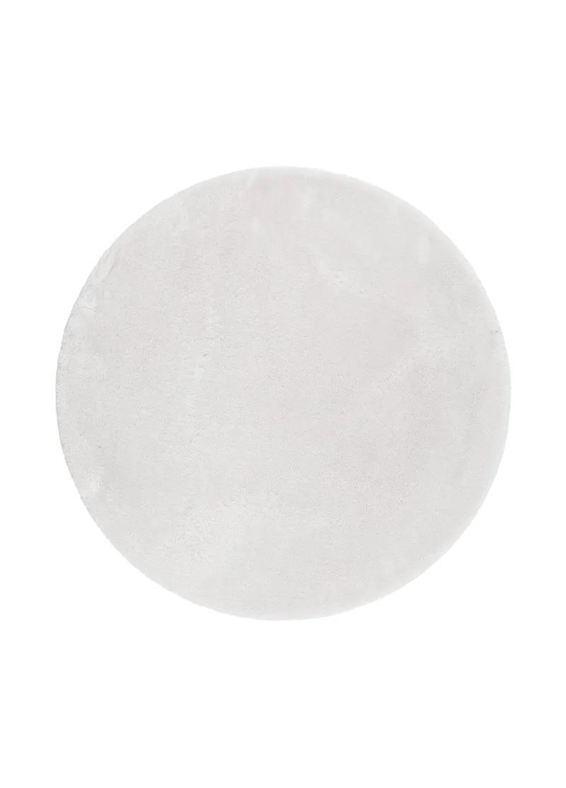 Cozy Ryeteppe Rundt 200 cm, Hvit