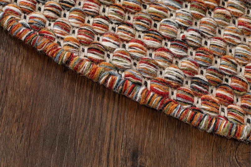 Torekov Ullteppe Rund 300 cm - Flerfarget - Tekstiler - Tepper & Matter - Moderne tepper - Ullteppe