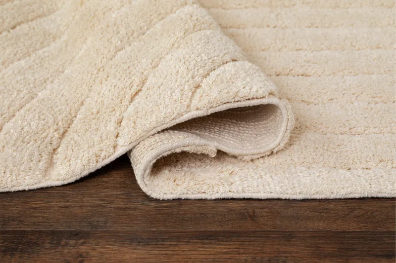 Marokko Bomullsteppe 160x230 cm - Krem - Tekstiler - Tepper & Matter - Moderne tepper - Bomullstepper