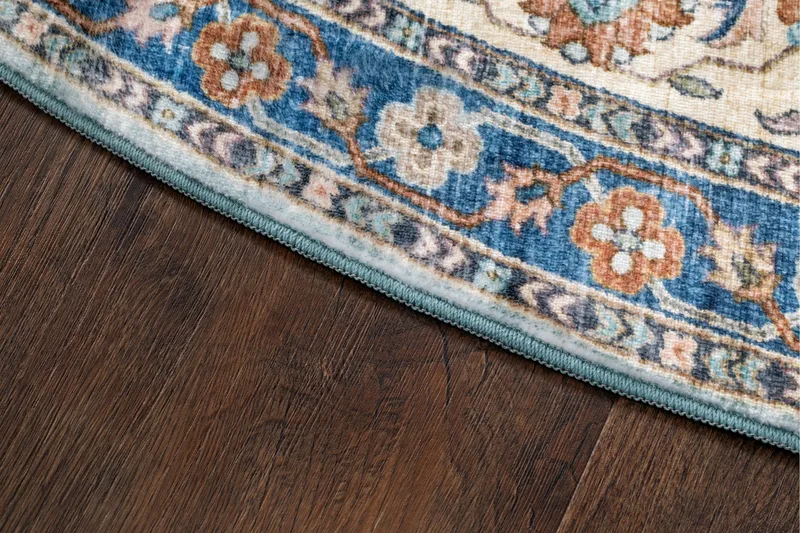 Tarfaya Fryseteppe Rund 200 cm - Flerfarget - Tekstiler - Tepper & Matter - Moderne tepper - Friezematter