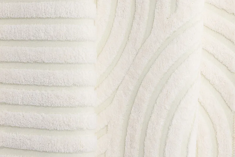 Nikita Ryeteppe 200x290 cm - Hvit - Tekstiler - Tepper & Matter - Moderne tepper - Ryeteppe