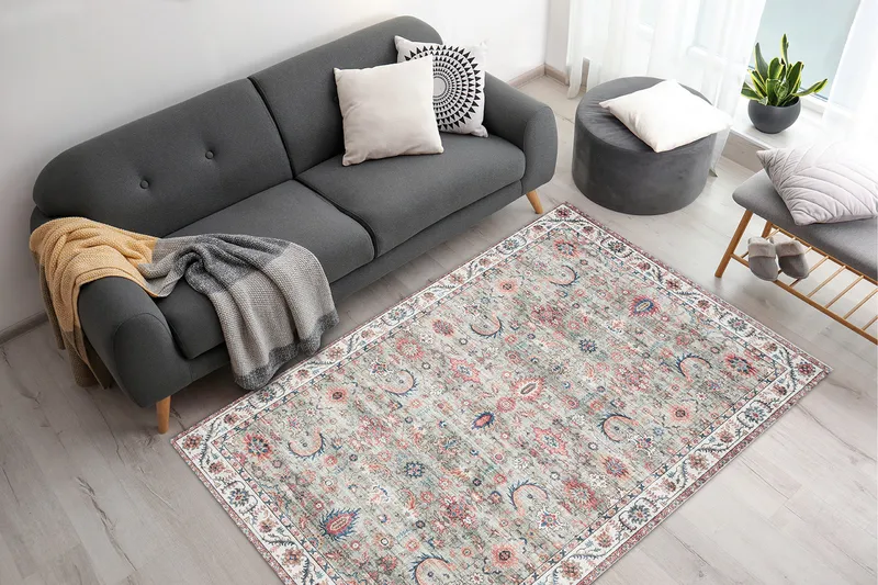 Tarfaya Frizematte 200x290 cm - Grønn - Tekstiler - Tepper & Matter - Moderne tepper - Friezematter