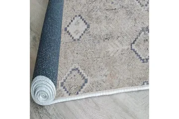Sabrina Bomullsteppe 100x300 cm Rektangulær - Grå - Tekstiler - Tepper & Matter - Moderne tepper - Bomullstepper