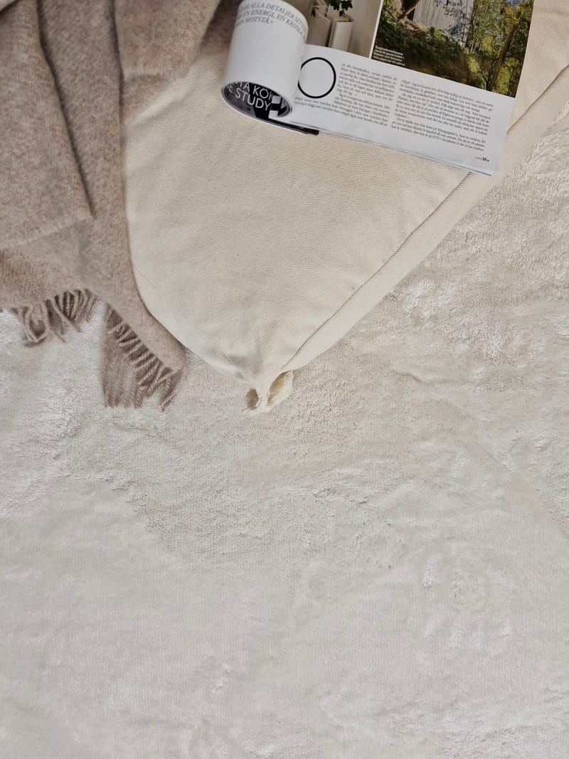 Cozy Ryematte 240x340 cm Rektangulær - Hvit - Tekstiler - Tepper & Matter - Moderne tepper - Ryeteppe