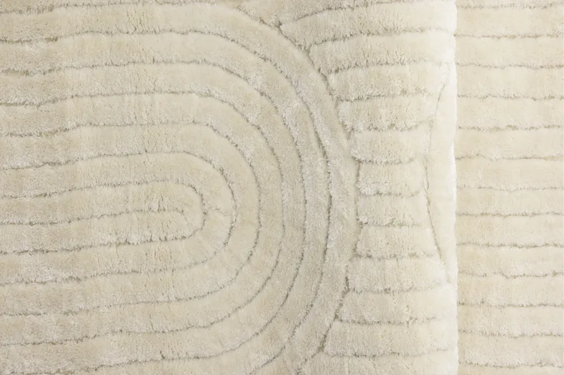 Niklas Ryeteppe 160x230 cm - Hvit - Tekstiler - Tepper & Matter - Moderne tepper - Ryeteppe