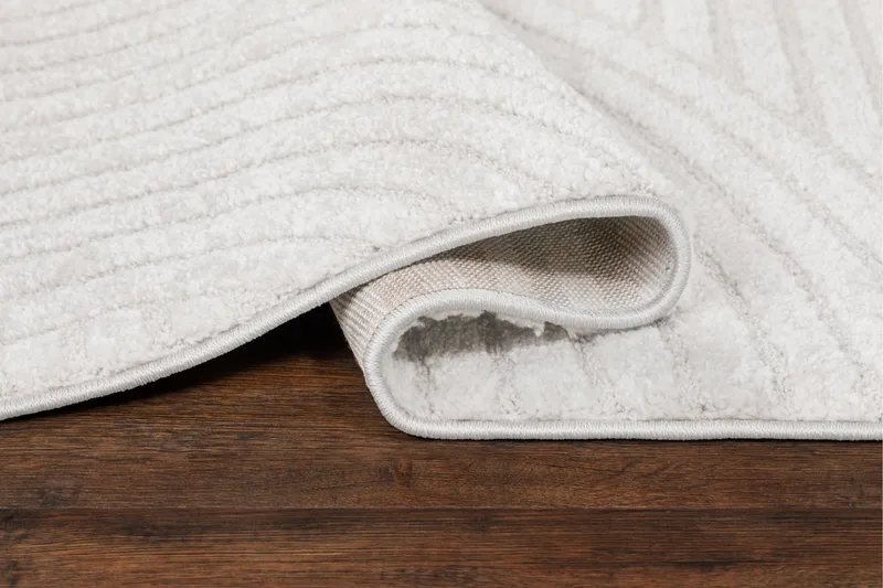 Bella Wiltonteppe 160x230 cm Rektangulært - Hvit - Tekstiler - Tepper & Matter - Moderne tepper - Friezematter