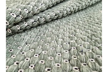 Torekov Ullteppe 240x340 cm - Grønn - Tekstiler - Tepper & Matter - Moderne tepper - Ullteppe