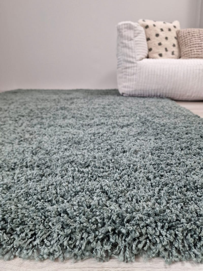 Lounge Ryeteppe 200x290 cm Rektangulær - Grønn - Tekstiler - Tepper & Matter - Moderne tepper - Ryeteppe