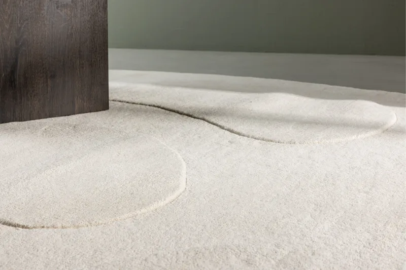 Enard Ullteppe 175x290 cm - Hvit - Tekstiler - Tepper & Matter - Moderne tepper - Ullteppe