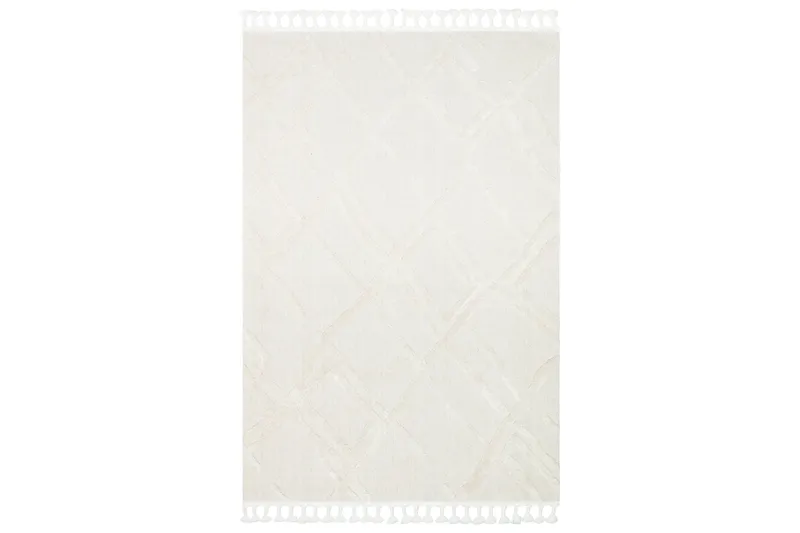 Tolina Løper 80x300 cm Rektangulær - Hvit - Tekstiler - Tepper & Matter - Moderne tepper - Gangmatter
