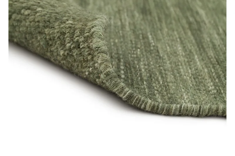Birka Ullteppe Rund 300 cm - Grønn - Tekstiler - Tepper & Matter - Moderne tepper - Ullteppe