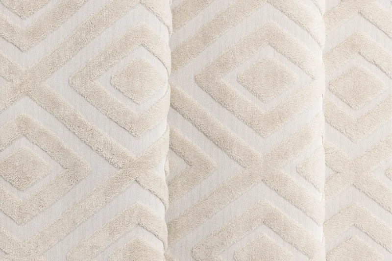 Pia Ryeteppe 200x290 cm - Hvit - Tekstiler - Tepper & Matter - Moderne tepper - Ryeteppe