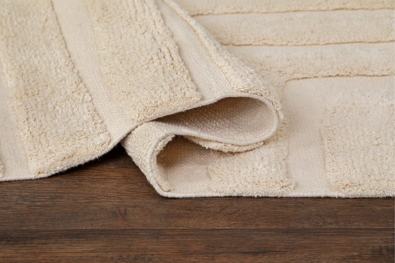 Marokko Bomullsteppe 200x300 cm - Krem - Tekstiler - Tepper & Matter - Moderne tepper - Bomullstepper