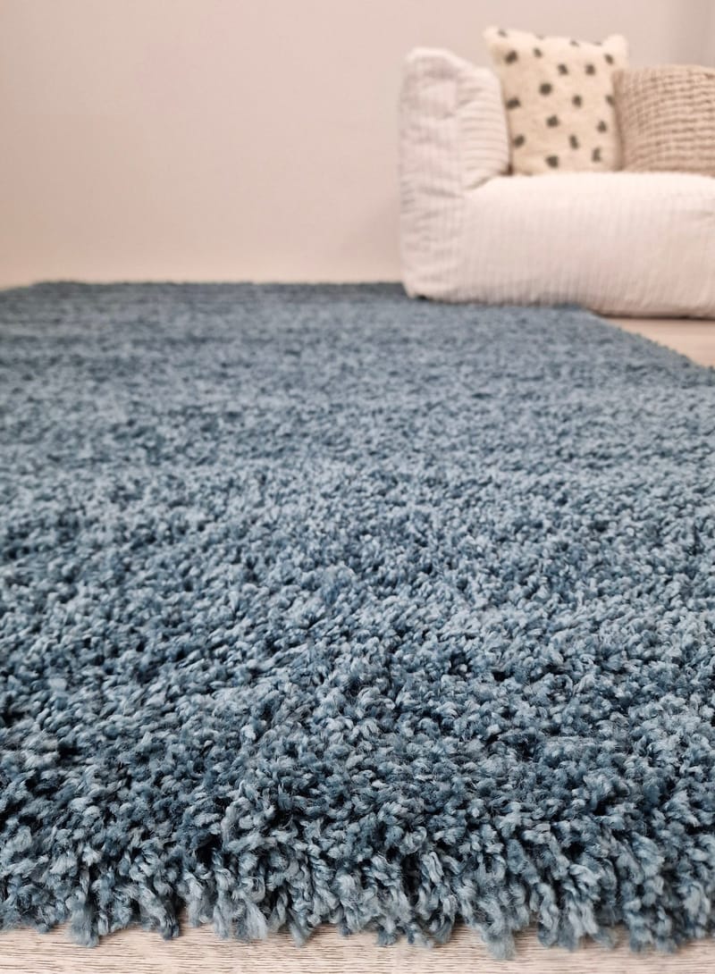 Lounge Løper 80x250 cm Rektangulær - Petrolblå - Tekstiler - Tepper & Matter - Moderne tepper - Gangmatter