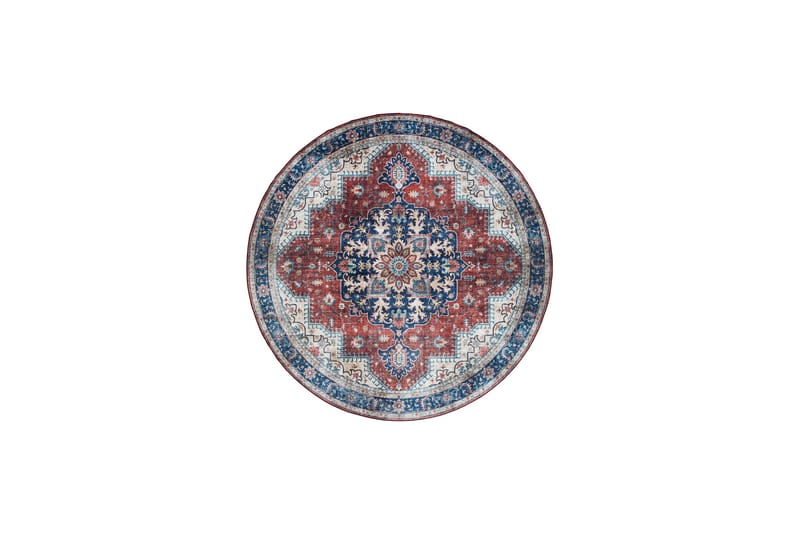 Tarfaya Frizematte Rundt 200 cm, Rød