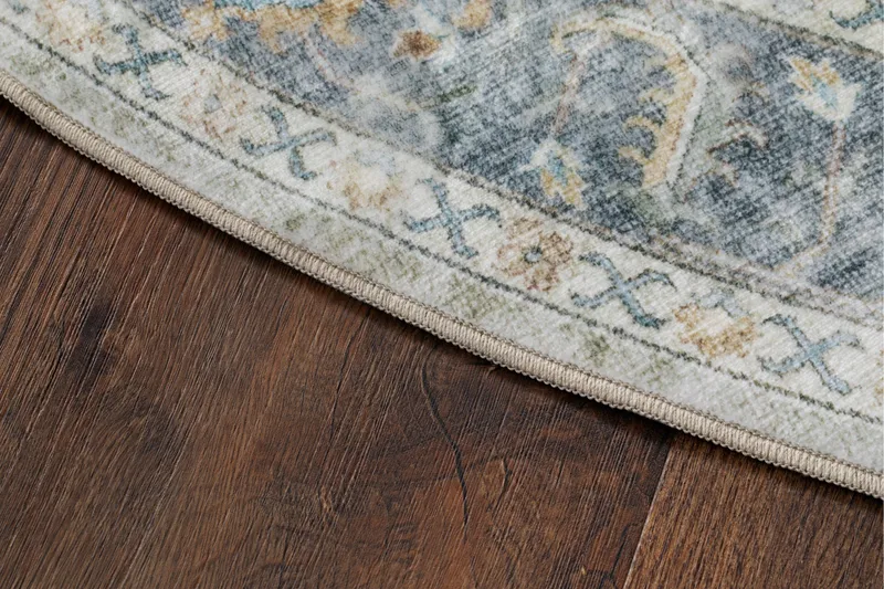 Tarfaya Fryseteppe Rund 200 cm - Krem - Tekstiler - Tepper & Matter - Moderne tepper - Friezematter