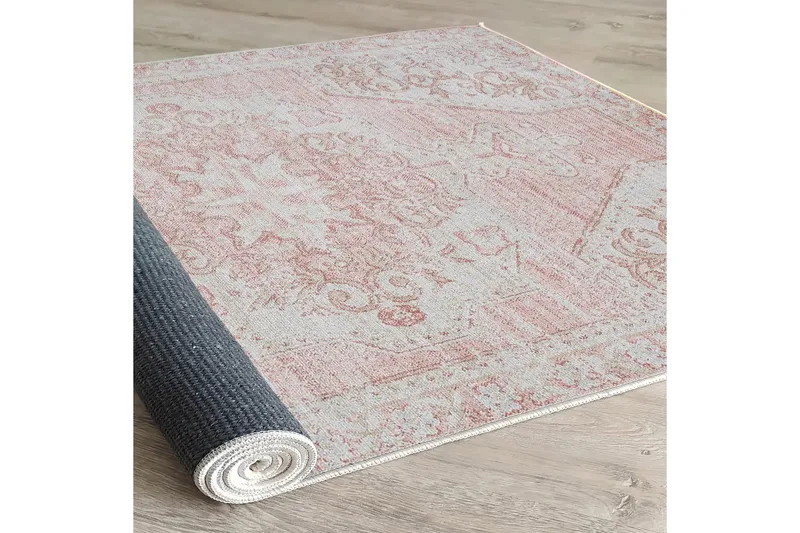 Nilam Bomullsteppe 160x230 cm Rektangulær - Krem - Tekstiler - Tepper & Matter - Moderne tepper - Bomullstepper