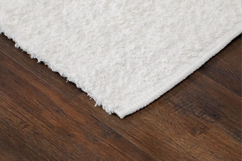 Falsterbo Bomullsteppe 160x230 cm - Hvit - Tekstiler - Tepper & Matter - Moderne tepper - Bomullstepper