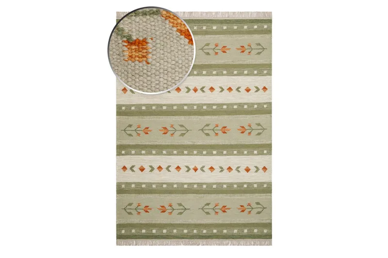 Fagersta Ullteppe 240x340 cm - Grønn - Tekstiler - Tepper & Matter - Moderne tepper - Ullteppe