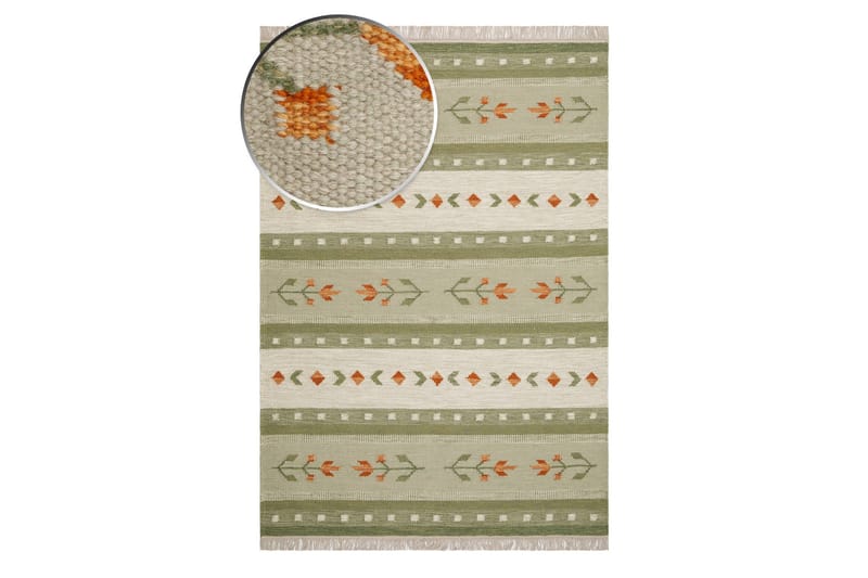 Fagersta Ullteppe 200x300 cm - Grønn - Tekstiler - Tepper & Matter - Moderne tepper - Ullteppe