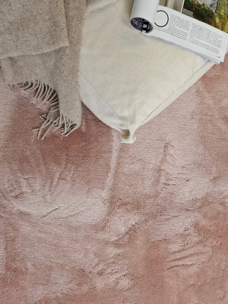 Cozy Ryematte 240x340 cm Rektangulær - Rosa - Tekstiler - Tepper & Matter - Moderne tepper - Ryeteppe